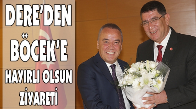  AESOB'DAN BAŞKAN BÖCEK'E HAYIRLI OLSUN ZİYARETİ