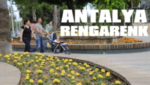 Antalya caddeleri rengarenk 