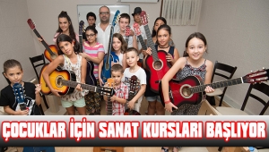 ÇOCUKLAR İÇİN SANAT KURSLARI BAŞLIYOR