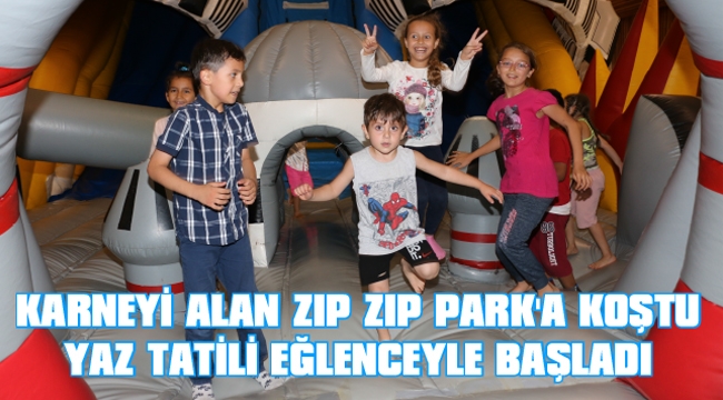 KARNEYİ ALAN ZIP ZIP PARK'A KOŞTU 