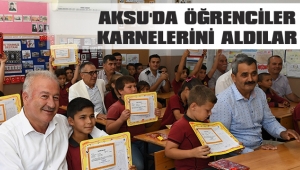 ÖĞRENCİLER KARNELERİNE KAVUŞTU