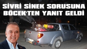 SİVRİ SİNEK SORUSUNA BÖCEK’TEN YANIT GELDİ