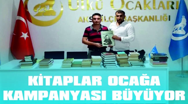 KİTAPLAR OCAĞA KAMPANYASI BÜYÜYOR