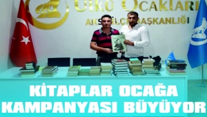 KİTAPLAR OCAĞA KAMPANYASI BÜYÜYOR