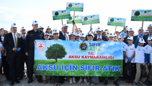 AKSU’DA “SIFIR ATIK PROJESİ” TİTİZLİKLE YÜRÜTÜLÜYOR