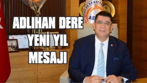 AESOB BAŞKANI DERE'NİN YENİ YIL MESAJI