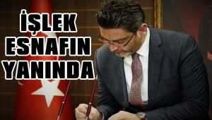 KORKUTELİ BELEDİYE BAŞKANI İŞLEK ESNAFIN YANINDA