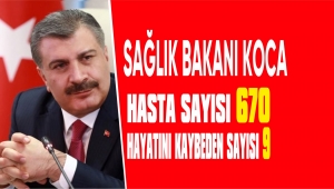 SAĞLIK BAKANI KOCA SON DURUMU AÇIKLADI