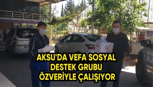 AKSU’DA VEFA SOSYAL DESTEK GRUBU ÖZVERİYLE ÇALIŞIYOR
