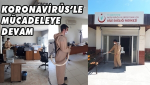 AKSU’DA KORONA İLE MÜCADELE DEVAM EDİYOR