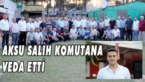 AKGİAD’DAN SALİH KOMUTANA VEDA