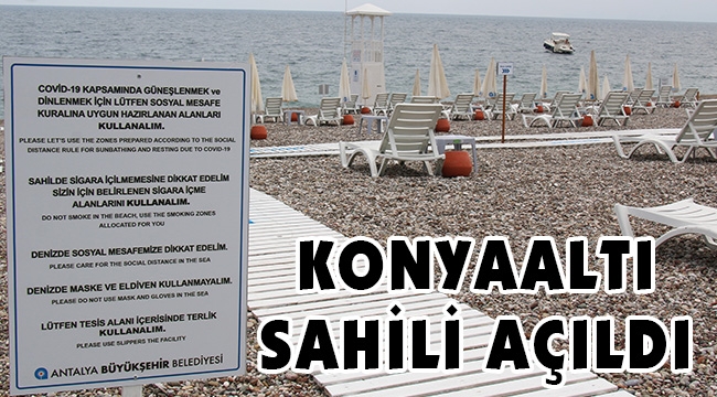 BÜYÜKŞEHİR SAHİLDE HAZIRLIKLARINI TAMAMLADI