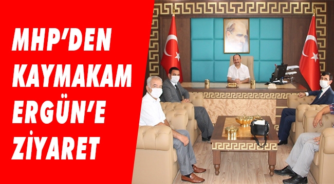 MHP’DEN KAYMAKAM ERGÜN’E ZİYARET