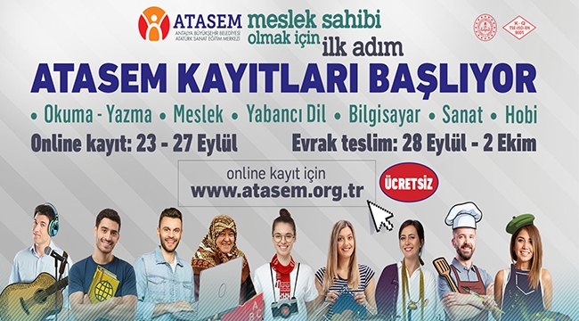 ATASEM KAYITLARI BAŞLIYOR