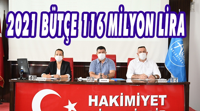 2021 BÜTÇE 116 MİLYON LİRA 