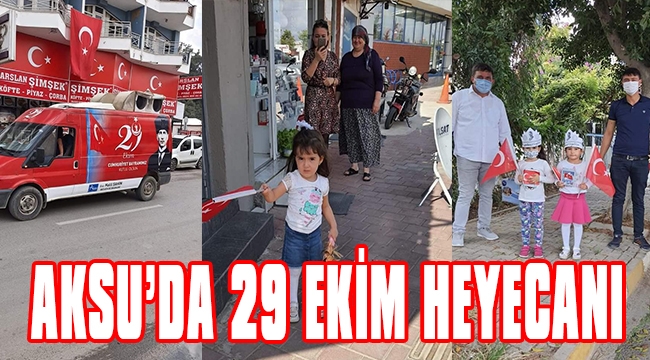 AKSU’DA 29 EKİM HEYECANI 