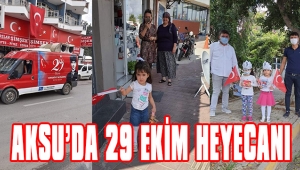 AKSU’DA 29 EKİM HEYECANI 