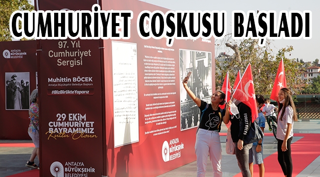 CUMHURİYET COŞKUSU CUMHURİYET MEYDANI’NDA YAŞANIYOR