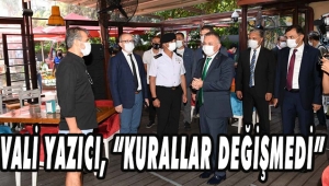 VALİ YAZICI DENETİMLERE KATILDI