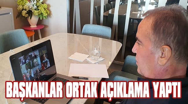BAŞKANLAR ORTAK AÇIKLAMA YAPTI