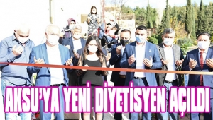 AKSU'YA YENİ DİYETİSYEN AÇILDI