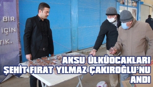 AKSU’DA ŞEHİT FIRAT YILMAZ ÇAKIROĞLU ANILDI