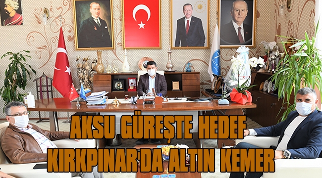 GÜREŞTE HEDEF KIRKPINAR'DA ALTIN KEMER 