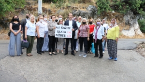 BAŞKAN BAYAR’DAN BAŞKA ‘ALİ KAZIMLAR ÖLMESİN’ NÖBETİNE DESTEK