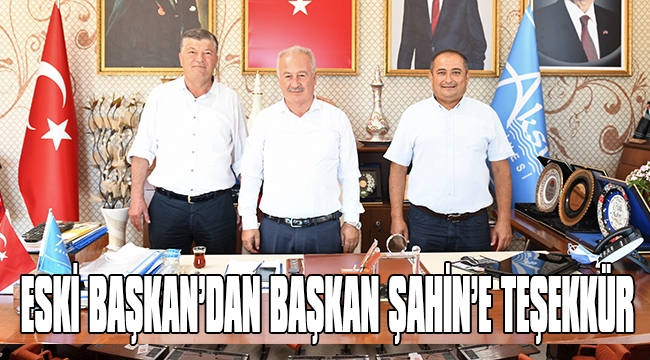 ESKİ BAŞKAN CİRİT’TEN HALİL BAŞKANA TEŞEKKÜR