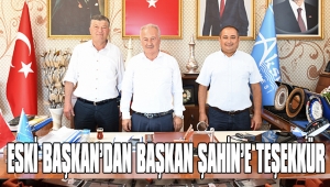 ESKİ BAŞKAN CİRİT’TEN HALİL BAŞKANA TEŞEKKÜR