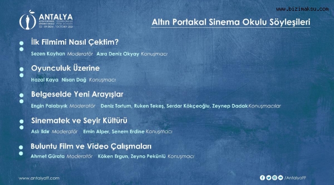 ALTIN PORTAKAL SİNEMA OKULU “GELECEĞİN SİNEMACILARINI” HAZIRLIYOR!