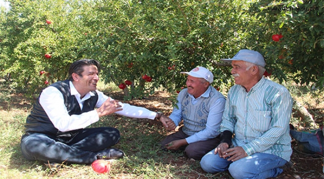 BAŞKAN TURGAY GENÇ NAR HASADINA KATILDI 