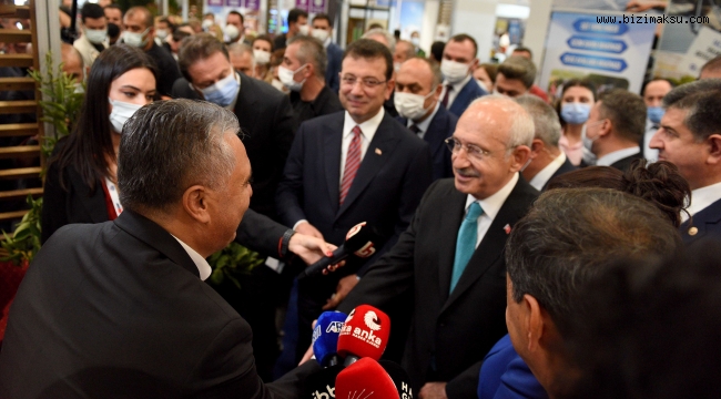 CHP LİDERİ KILIÇDAROĞLU MURTAPAŞA STANDINDA