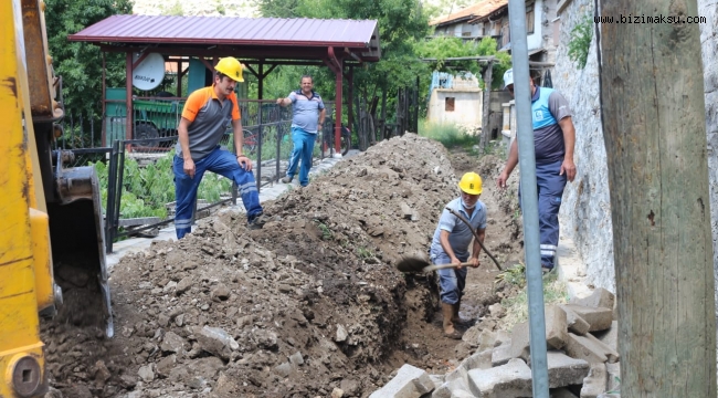 İBRADI’DA YAĞMUR SUYU ÇALIŞMASI 