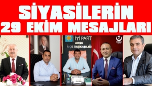 SİYASİLERDEN 29 EKİM KUTLAMASI