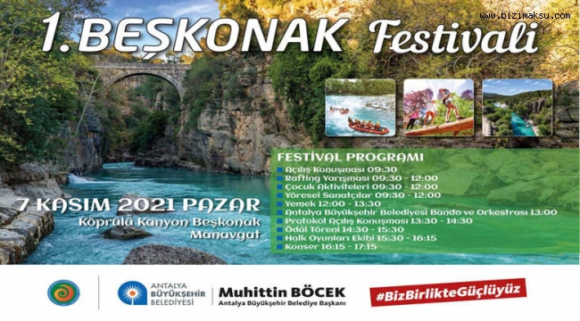 BÜYÜKŞEHİR BELEDİYESİ BEŞKONAK FESTİVALİ DÜZENLİYOR