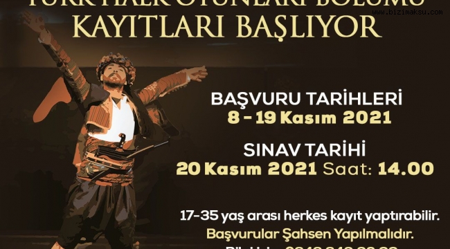  TÜRK HALK OYUNLARI BÖLÜMÜ’NE KAYITLAR BAŞLIYOR