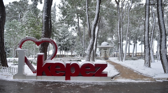 KAR SEVİNCİ KEPEZ’DE BİR BAŞKA YAŞANDI