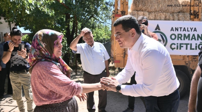 Kepez Belediyesi, yine çiftçinin yüzünü güldürdü 