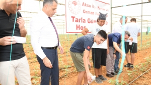 AKSU’DA FAYDALI BÖCEK SALIMI YAPILDI