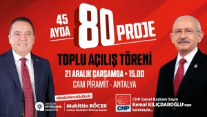 BÜYÜKŞEHİR’DEN “45 AYDA 80 PROJE” İÇİN TOPLU AÇILIŞ TÖRENİ