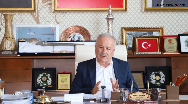 BAŞKAN ŞAHİN: AKSU TERCİH EDİLEN BİR İLÇE OLDU