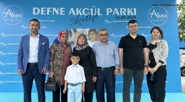 DEFNE’NİN ADI PARKTA YAŞAYACAK