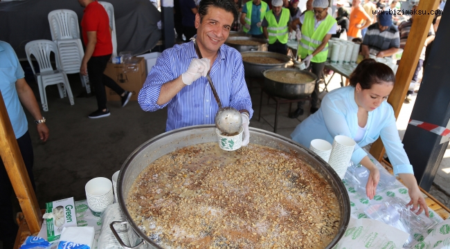 DÖŞMEALTI BELEDİYESİ’NDEN 6 BİN KİŞİLİK AŞURE İKRAMI