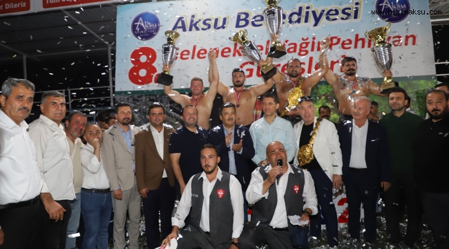 AKSU GELENEKSEL YAĞLI PEHLİVAN GÜREŞLERİ YAPILDI