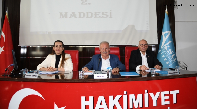 AKSU’DA YENİ YILIN İLK MECLİSİ YAPILDI