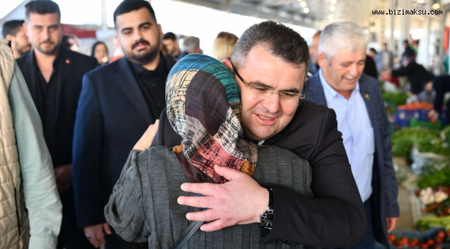 BAŞKAN ADAYI KIVRIM’A YOĞUN İLGİ