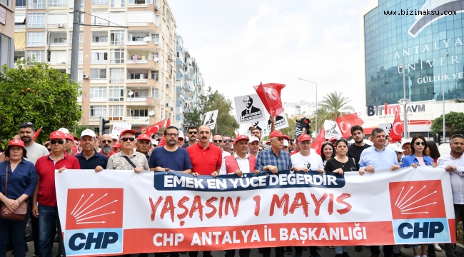 BAŞKAN KOTAN, 1 MAYIS'TA MEYDANDAYDI