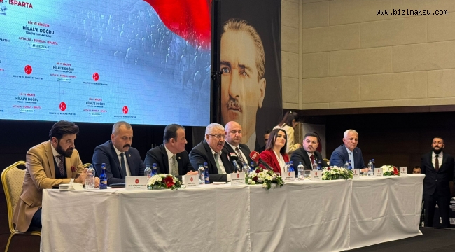 MHP’DE BURDUR,ISPARTA ANTALYA’DA TOPLANDI