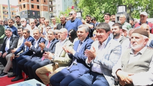 GURBET GÖNCÜ CAMİİ, DUALARLA HİZMETE AÇILDI